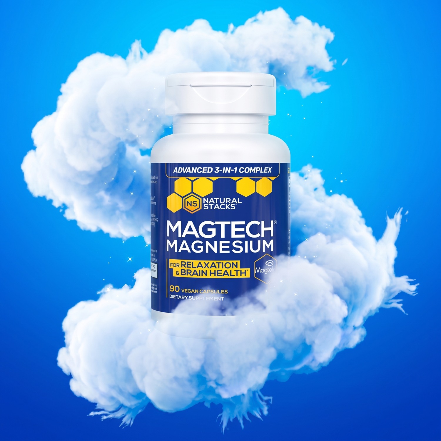 MagTech Magnesium bottle in a bank of cloud